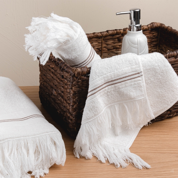 Classy Premium Cotton Bath Towel 70 x 140 cm - White