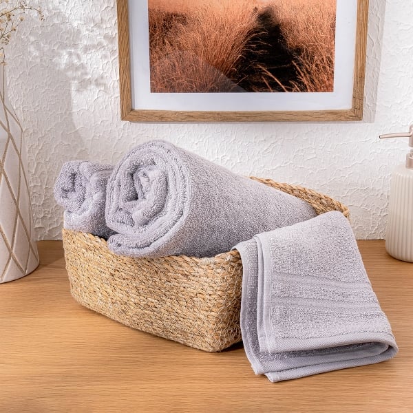 Chic Premium Cotton Face Towel 50 x 90 cm - Grey