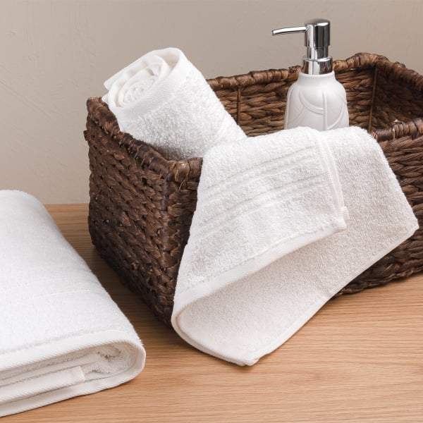 Chic Premium Cotton Face Towel 50 x 90 cm - White