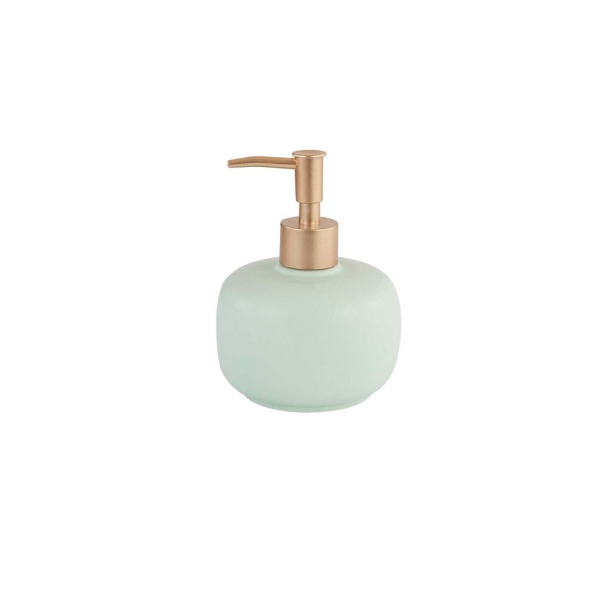 Liya Bathroom Liquid Soap Dispenser 10.5 x 14.5 cm - Light Green