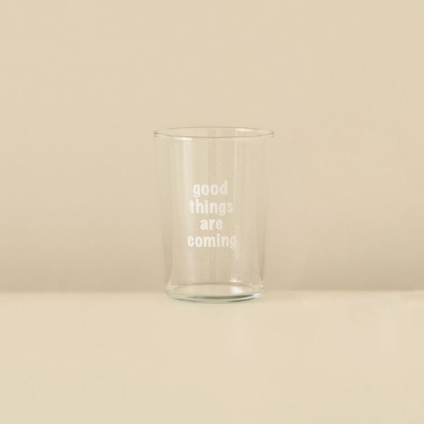Good Things Glass Soft Drink Cup 510 ml - White