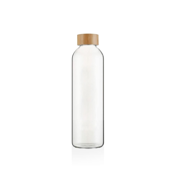 Natura Glass Water Bottle 550 ml - Transparent