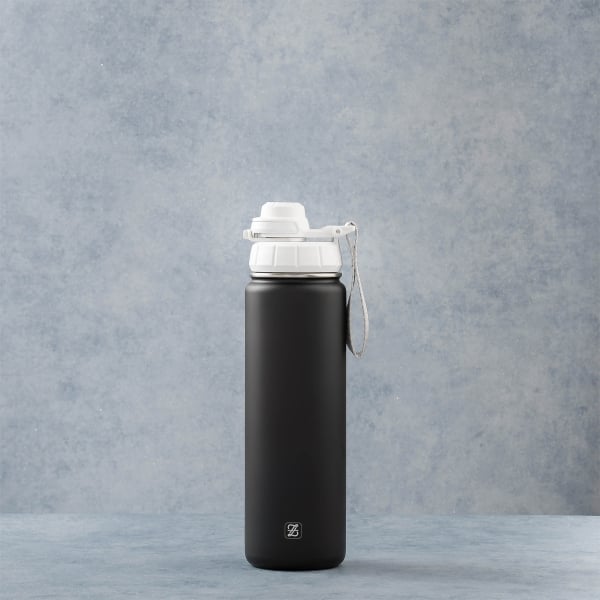 Double Wall Stainless Steel Vacuum Insulated Bottle 750 ml - Black