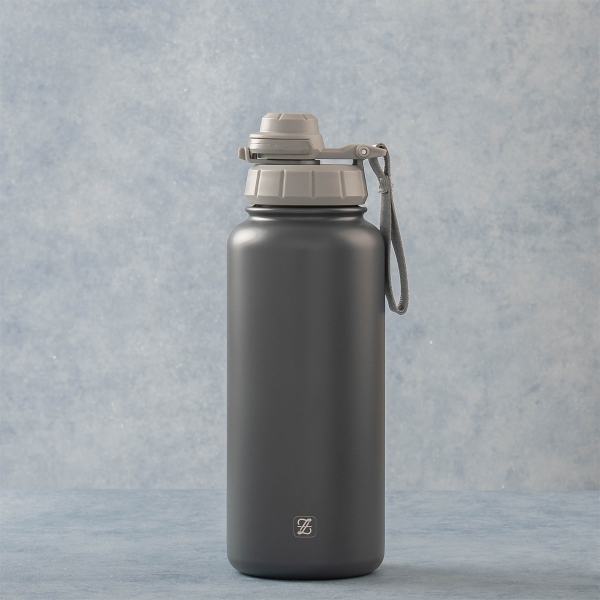 Sport Insulated Stainless Steel Vacuum Bottle 1000 ml - Anthracite