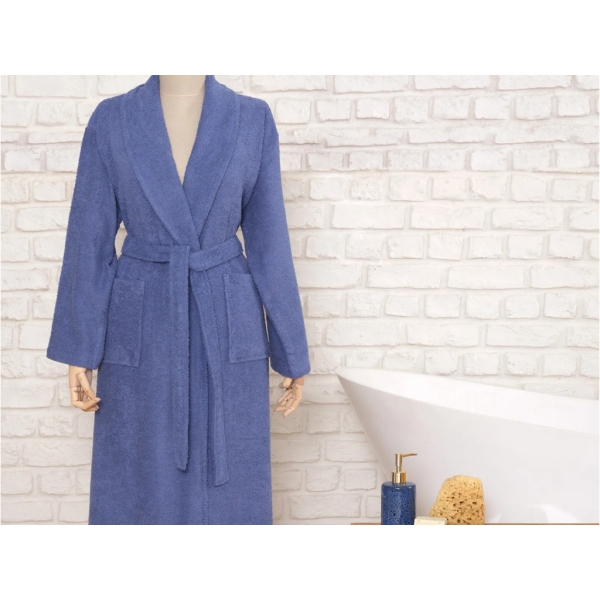 Daily Soft Women's Bathrobe S / M - Indigo