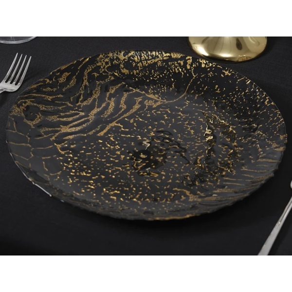 Tiger Service Plate 33 cm - Black 