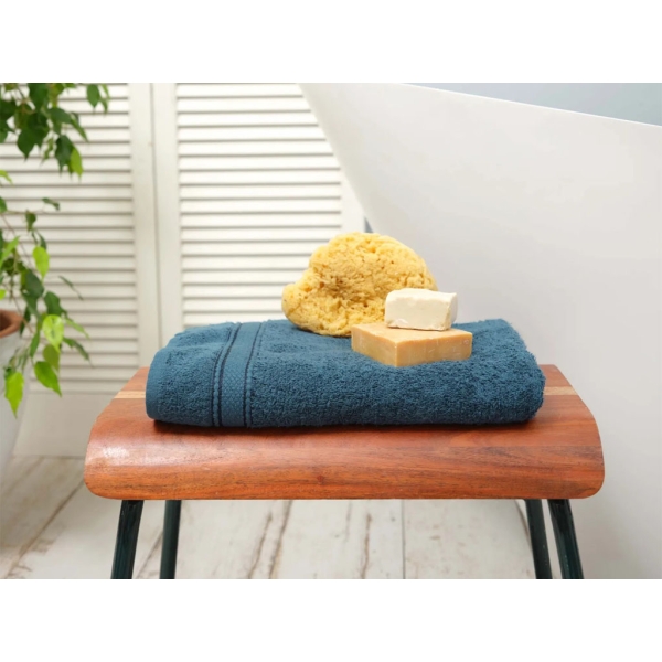 Daily Soft Cotton Bath Towel 70 x 140 cm - Indigo