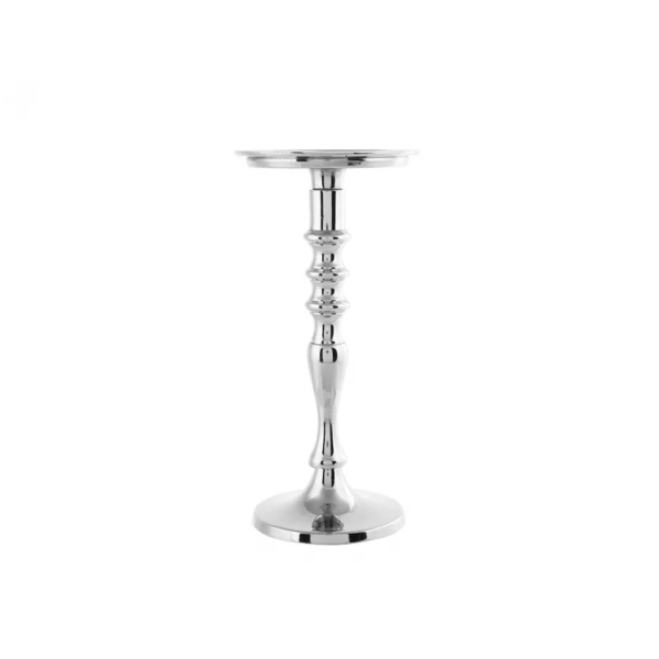 2 Pieces Lina Candlestick 21 x 10 cm - Silver 