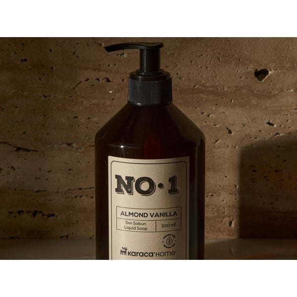 No.1 Almond Vanilla Liquid Soap 500 ml - Brown