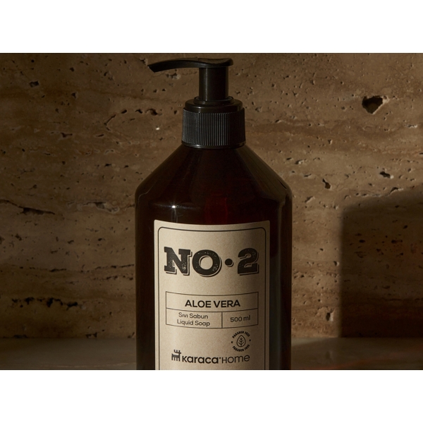 No.2 Aloe Vera Liquid Soap 500 ml - Brown