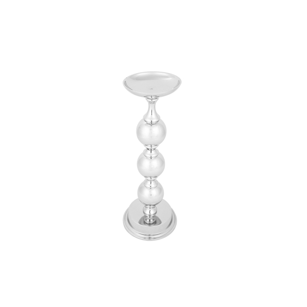 Dot Candle Holder 40 x 12 cm - Silver