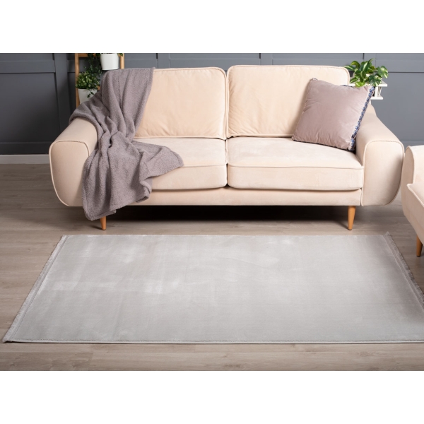 Paris Plain 300 x 400 cm Zymta Winter Carpet - Light Grey