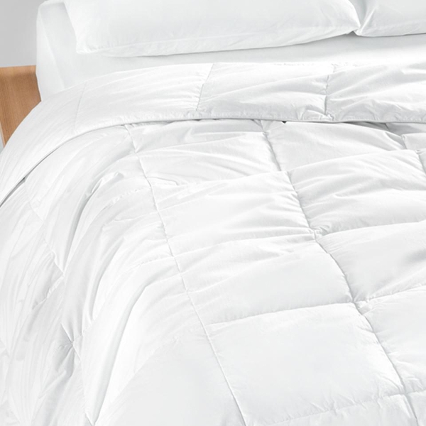 Super Soft Goose Down Single Quilt 155 x 215 Cm (150 Gr / m2) - White