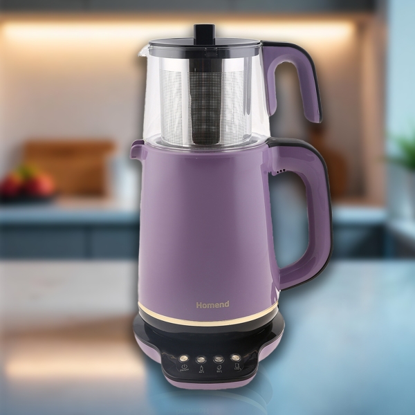 Homend Royal Tea 1763h Talking Tea Maker 1800 W / 1.9 L - Purple / Gold