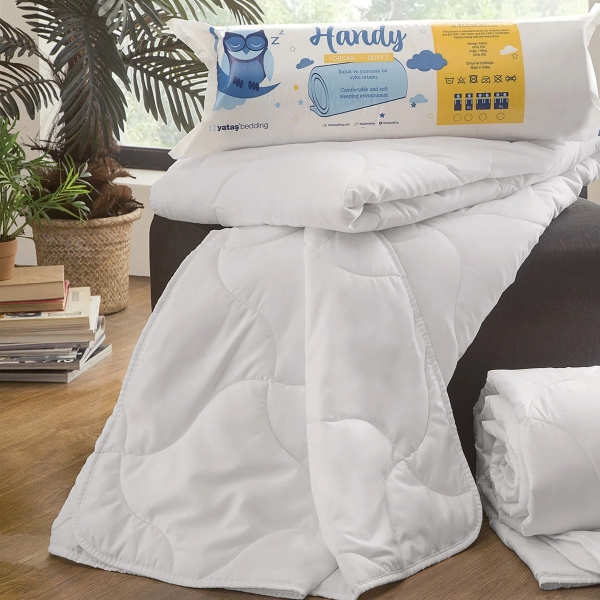 Handy Roll Pack Double Quilt 195 x 215 cm ( 130 gr/m² ) - White