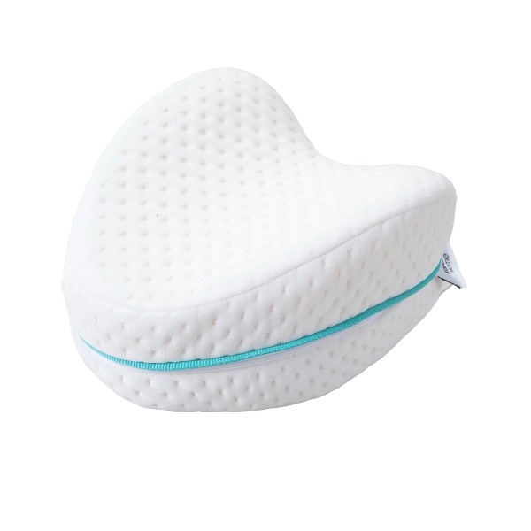 Visco Comfy Knee Heart Pillow 50 x 70 cm - White