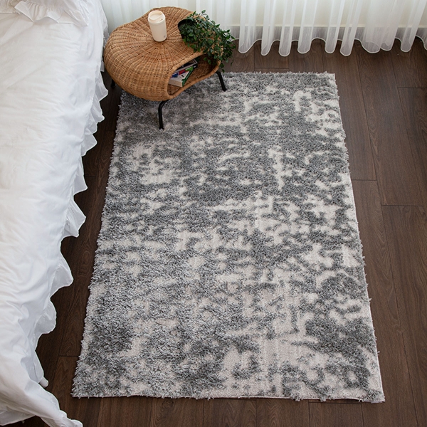 Bella Belinda 120 x 180 cm Zymta Winter Carpet - Dark Grey / Light Grey