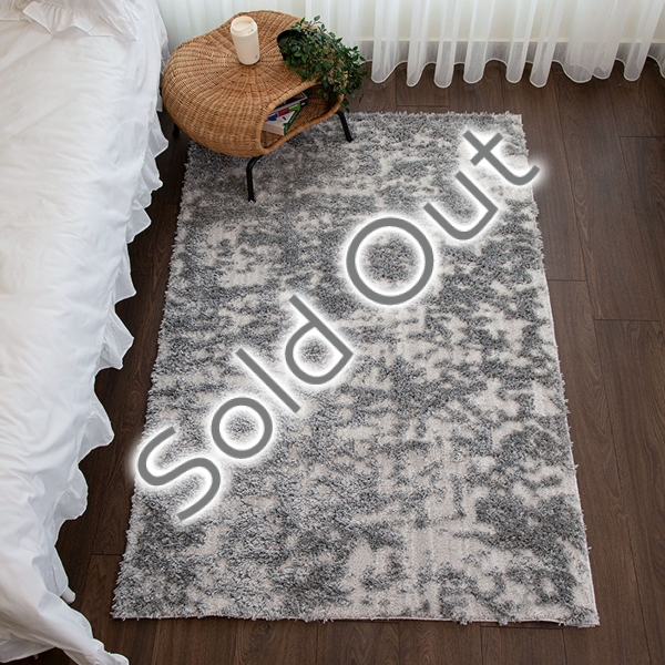 Bella Belinda 160 x 230 cm Zymta Winter Carpet - Dark Grey / Light Grey