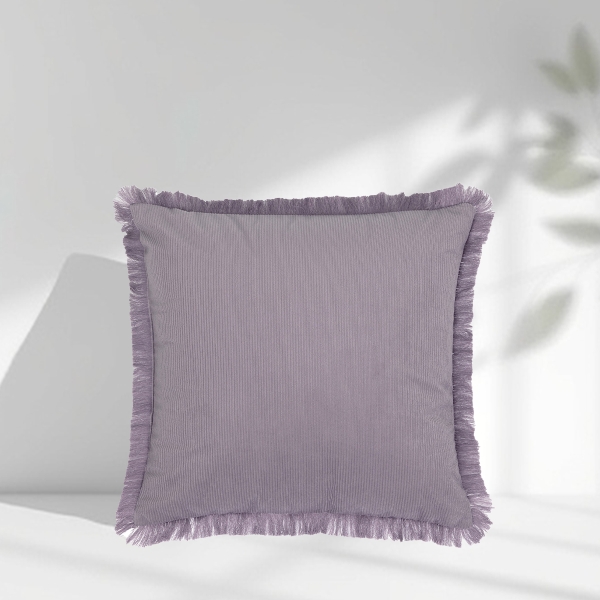 Donna Filled Decorative Pillow 45 x 45 cm - Ash Purple