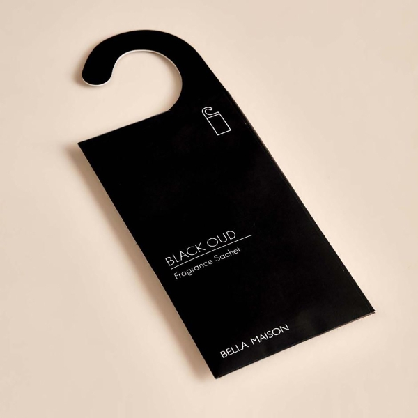 Black Oud Citrus Fragrance Sachet - Black