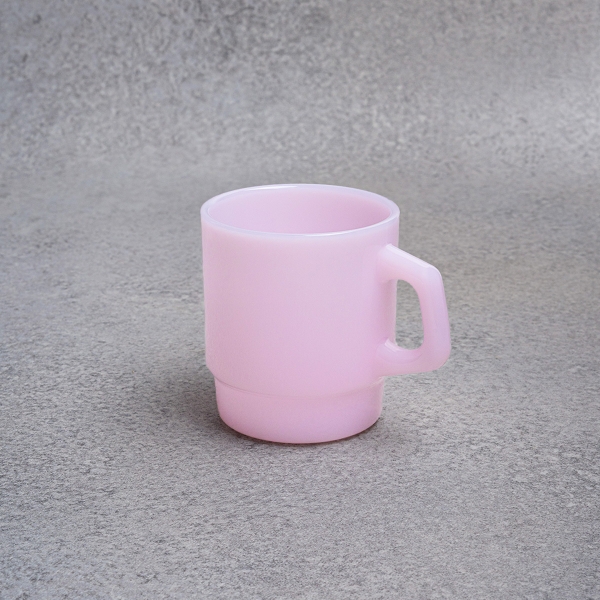 Sleeping Giant Glass Mug 250 ml - Milky Pink 