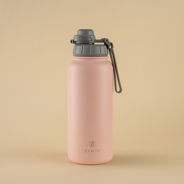 Sport Insulated Stainless Steel Vacuum Bottle 1000 ML - Pink