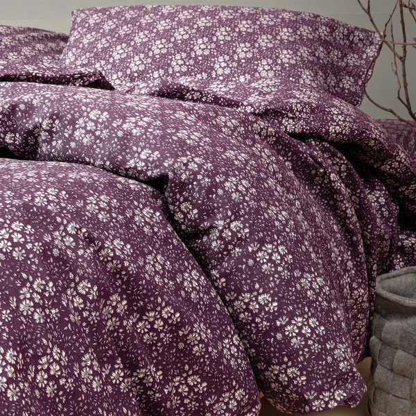 Mix&Match Liberty Single Duvet Cover 160 x 220 cm - Plum