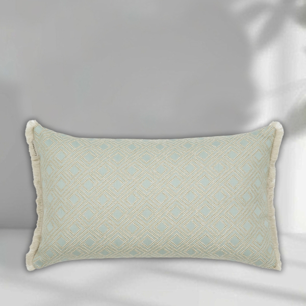 Olines Filled Decorative Pillow 30 x 50 cm - Sage Green