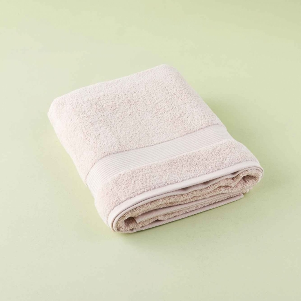 Premium Cotton Bath Towel 90 x 150 cm - Beige