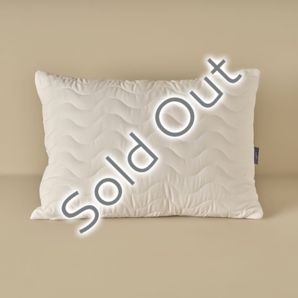 Microfiber Quilted Pillowcase 50 x 70 cm - White