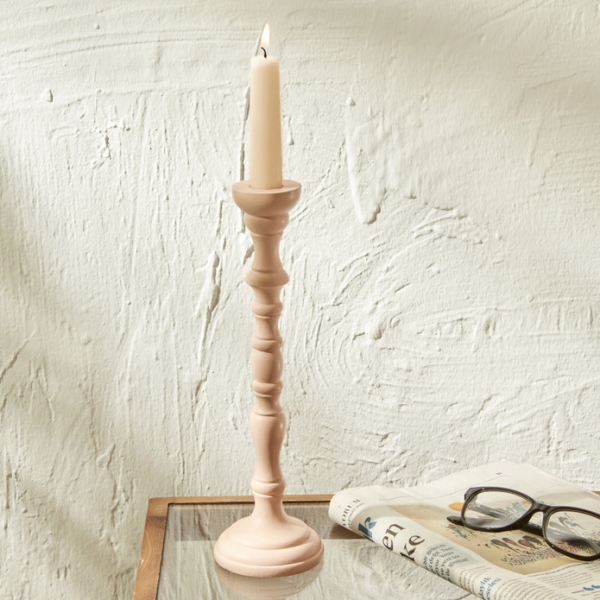 Joyful Candlestick 28 cm - Pink