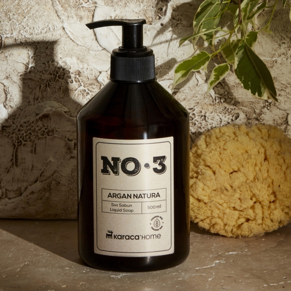 No.3 Argan Nature Liquid Soap 500 ml - Brown