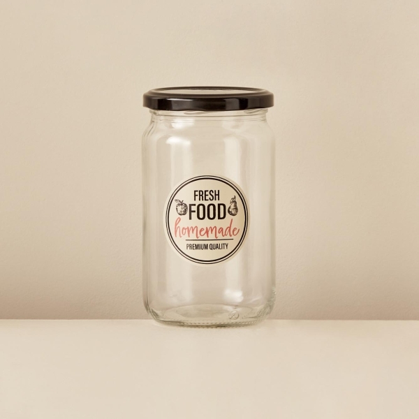 Fresh Jar 720 ml - Black / Transparent