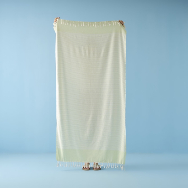 Edwin Cotton Peshtemal  90 x 180 cm - Light Green