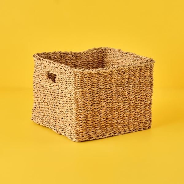 Breez Square Wicker Basket 35 x 35 cm - Beige