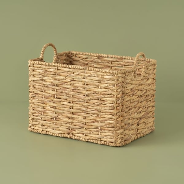 Aida Rectangular Wicker Basket 43 x 30 cm - Beige