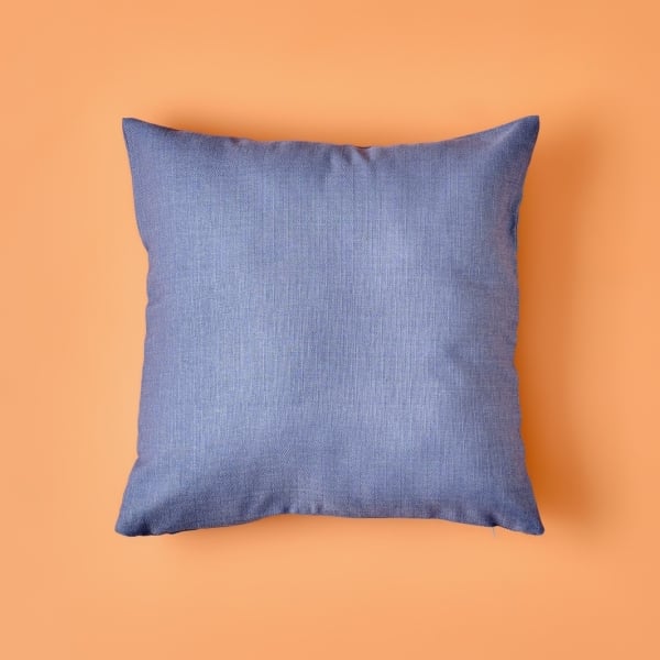 Samantha Polyester Throw Pillow 45 x 45 cm - Blue 