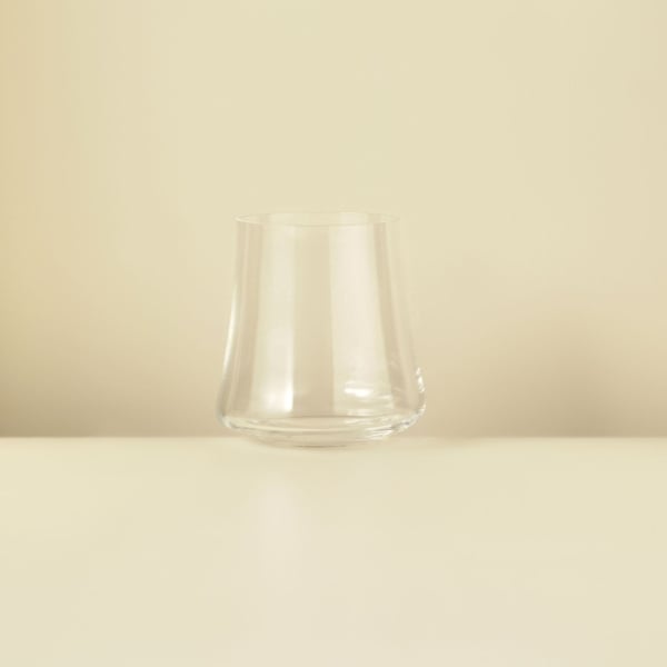 6 Pieces Shape Glass Crystal 350 cc - Transparent