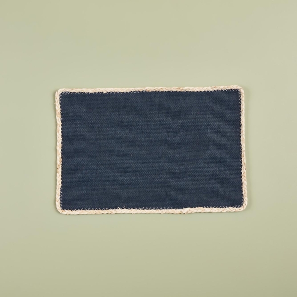 Sway Polyester Placemat 45 x 30 cm - Navy Blue