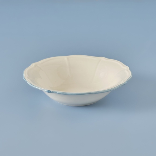 Mabel Stoneware Salad Bowl 25 cm - Blue