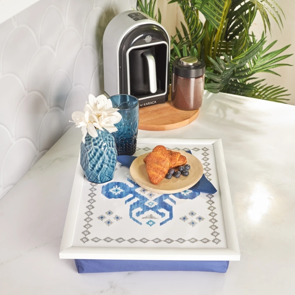 Neos Joy Tray 36 x 45 cm - White / Blue