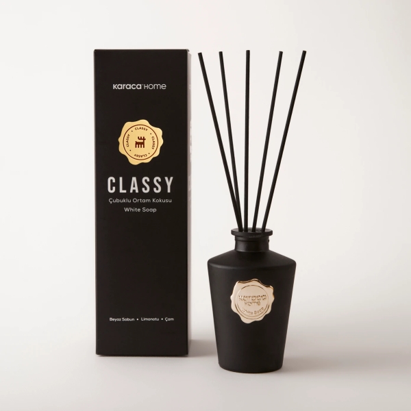 Classy White Soap Stick Ambient Fragrance 200 ml - Black