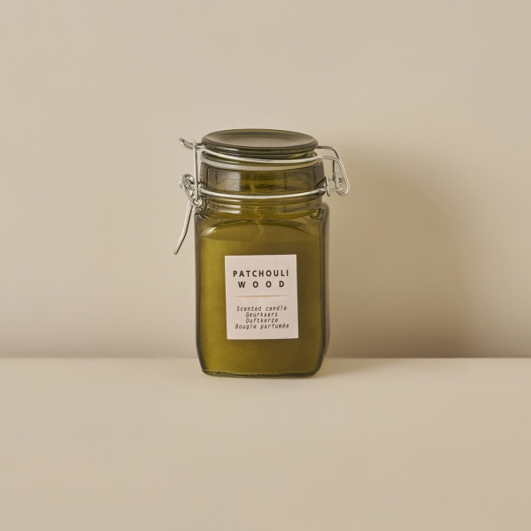 Patchouli Scented Candle 210 gr - Green