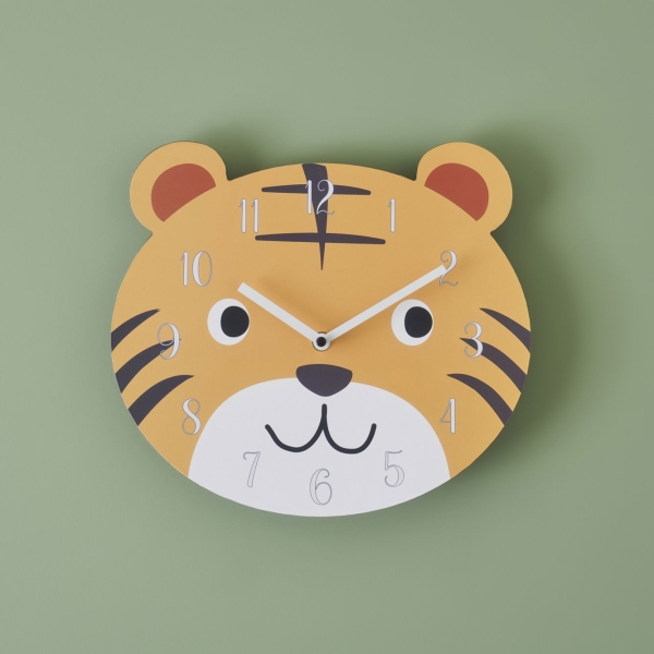 Tiger Children's Watch 26 x 28 cm - Orange / White / Black