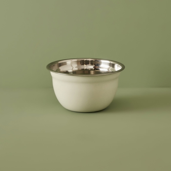 Giza Steel Bowl 750 ml - White