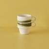 2 Pieces Flow Espresso Coffee Cups Set 105 ml - Green