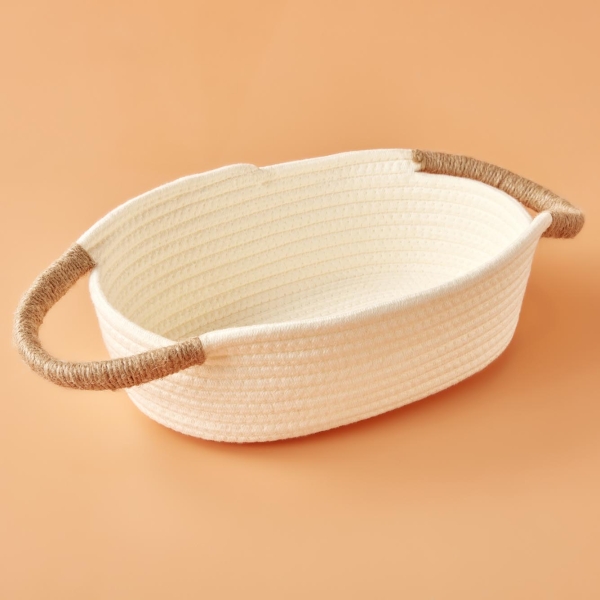 Montana Ivory Basket 33 x 23 x 9 cm - White