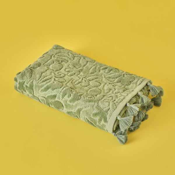 Jolia Cotton Bath Towel 90 x 150 cm - Green