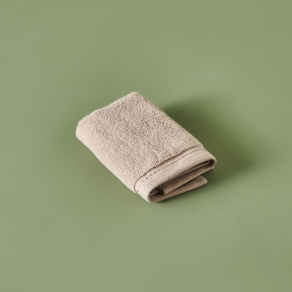 Ruby Cotton Face Towel 50 x 70 cm - Beige