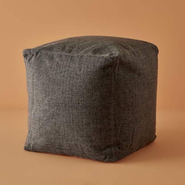 Ruby Square Pouf 30 x 36 cm - Anthracite